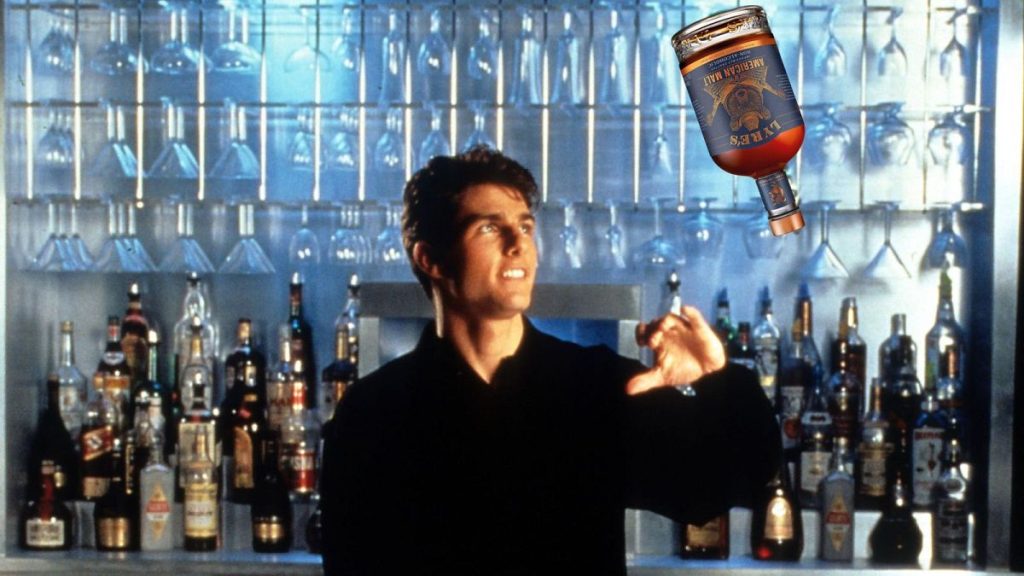 Tom Cruise with a mocktail twist in the 1988 movie