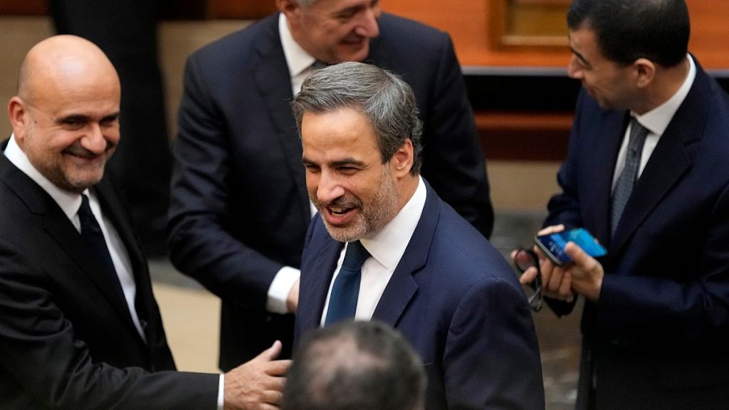 Lebanese lawmaker Michel Moawad at the parliament building in Beirut.