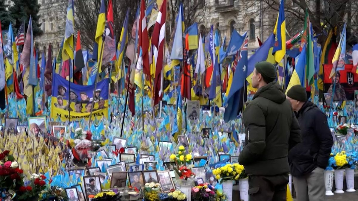 Maiden square, Kyiv, Ukraine.