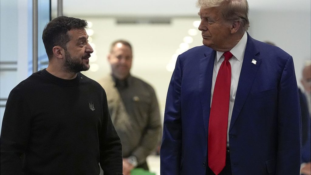 Donald Trump meets with Volodymyr Zelenskyy at Trump Tower, Friday, Sept. 27, 2024, in New York.