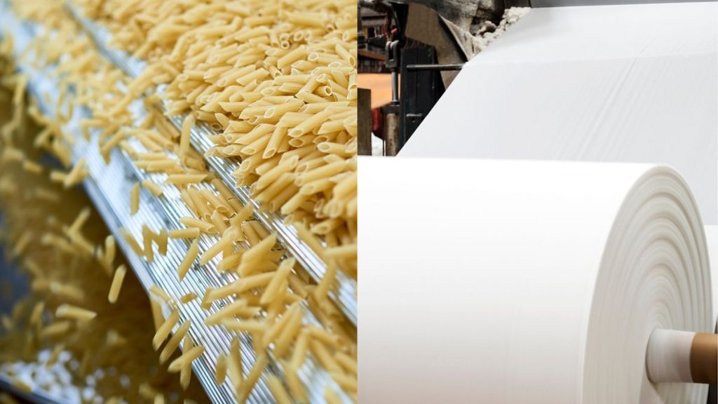 Industrial heat pumps can be used in manufacturing processes that require less heat such as paper and pasta making.