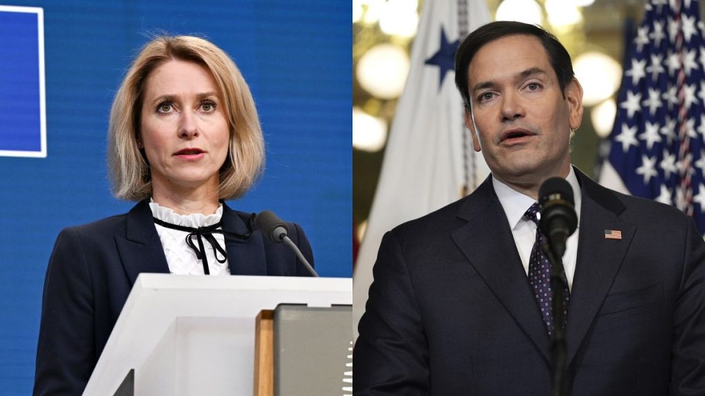 Kaja Kallas and Marco Rubio held their first phone call on Tuesday.