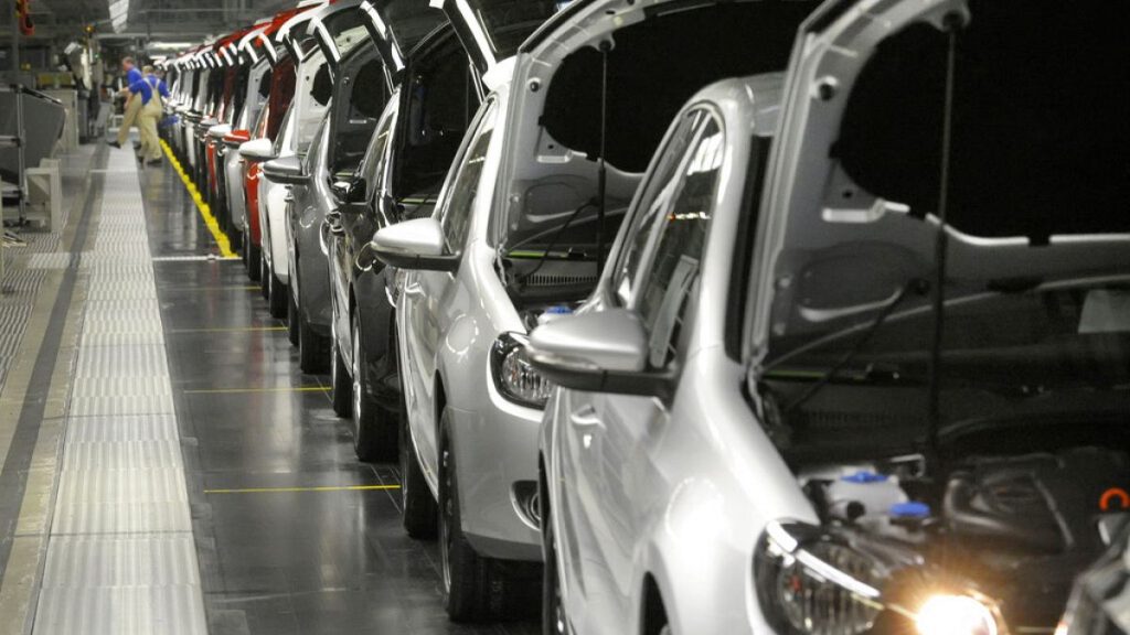 VW assembly line, Wolfsburg
