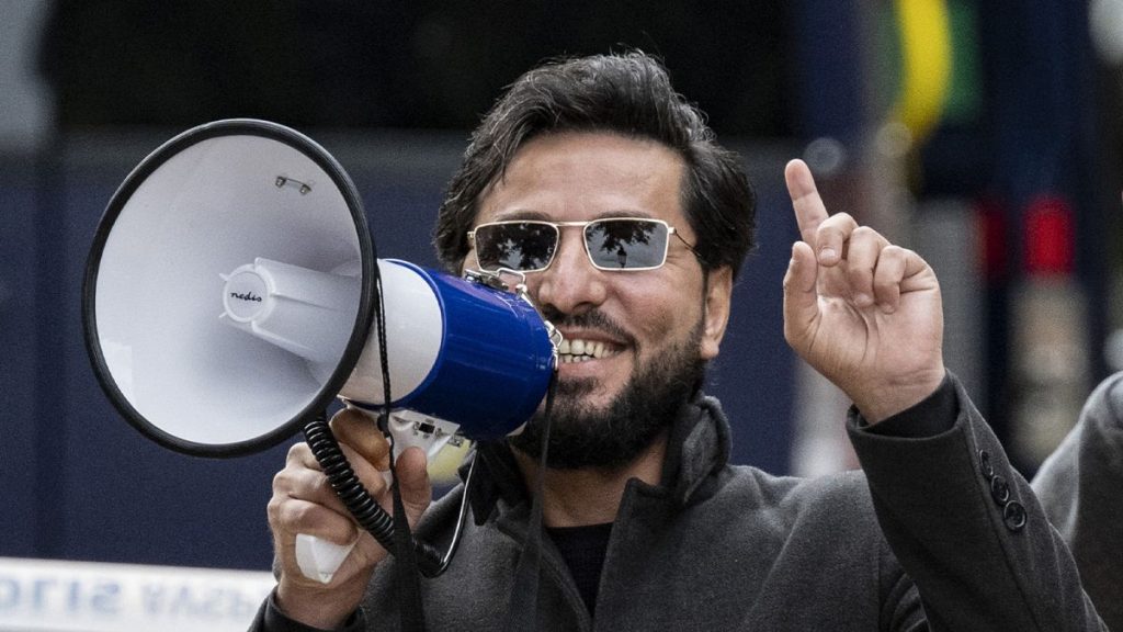 FILE: Salwan Momika speaks in Malmö, 30 September 2023