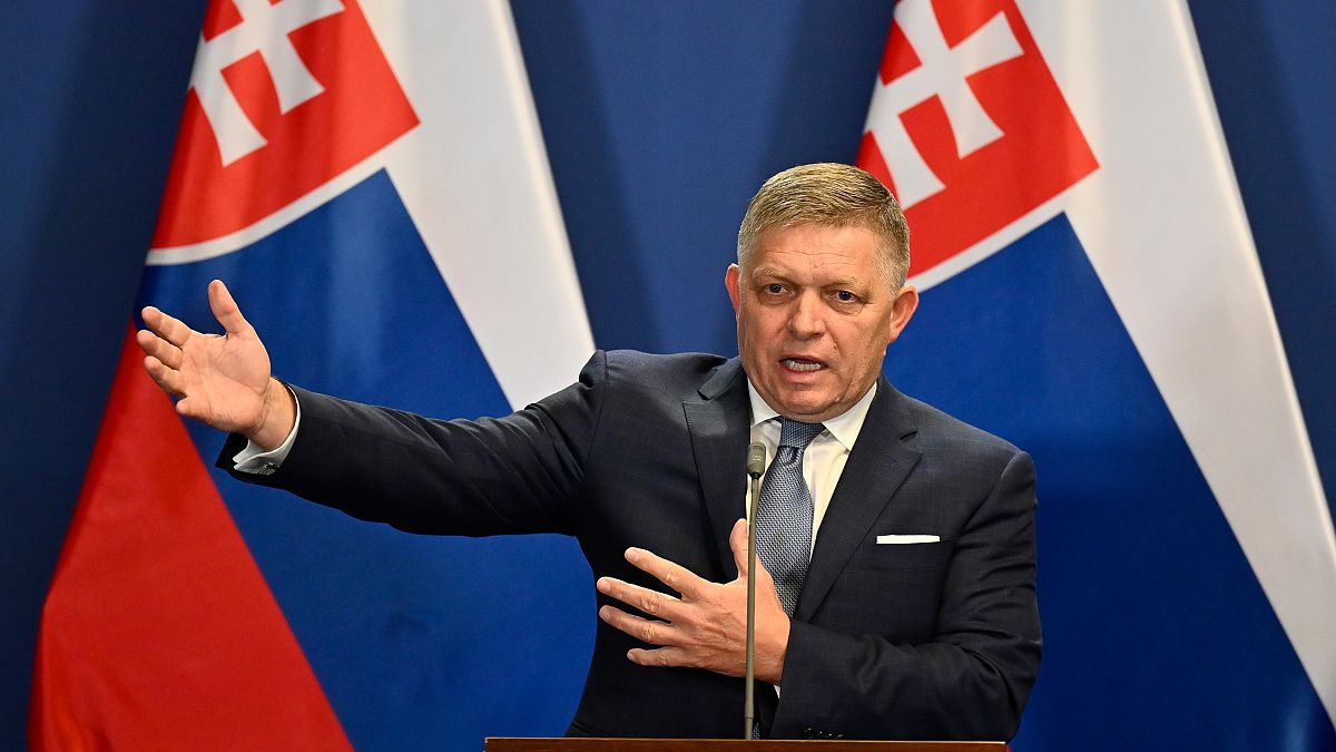 Slovakian Prime Minister Robert Fico.