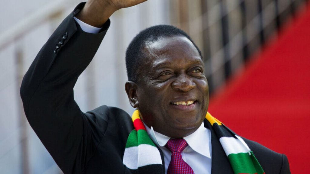 Zimbabwean President Emmerson Mnangagwa