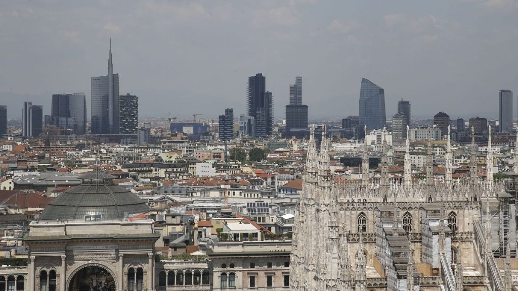 A view of the skyline, in Milan, Italy, Tuesday, May 17, 2016.