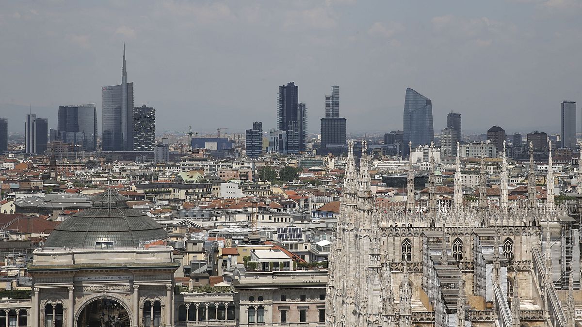 A view of the skyline, in Milan, Italy, Tuesday, May 17, 2016.