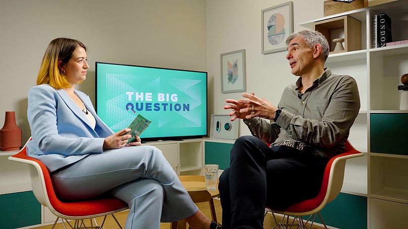 Matt Brittin, président EMEA de Google, discute avec Hannah Brown sur The Big Question.