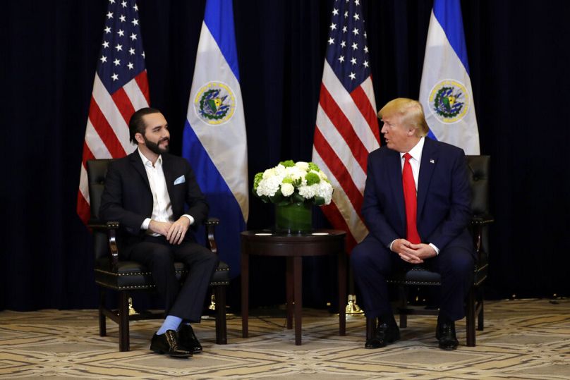Archives : Donald Trump et Nayib Bukele en 2019.