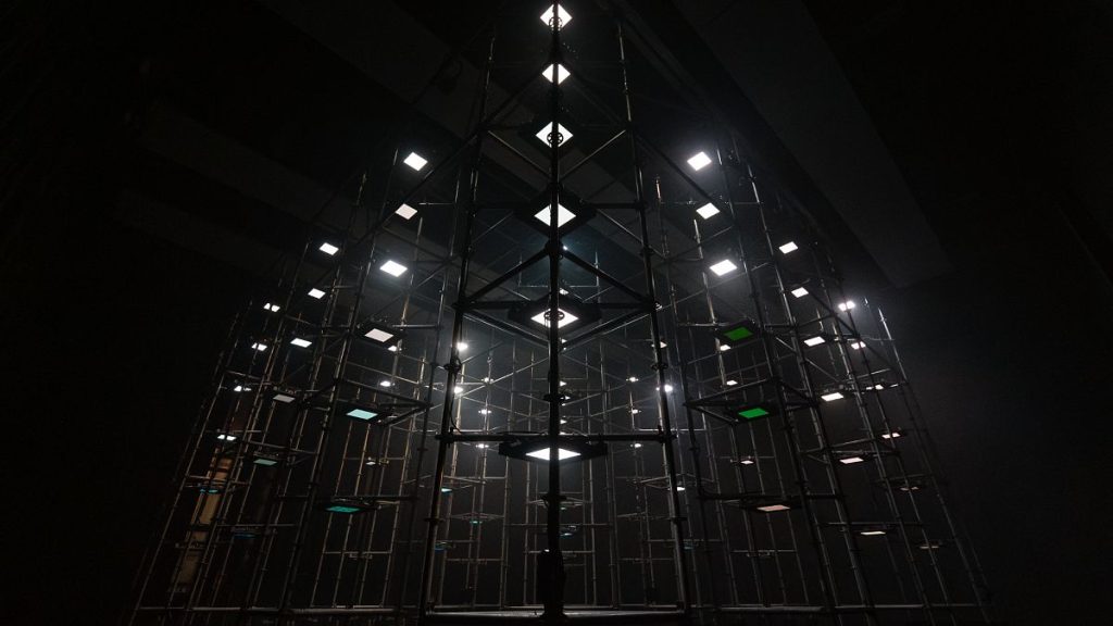 Boris Acket, Duration (2025). Light Installation, co-produced by Studio Raito, Bob Roijen, Corey Schneider with music by Boris Acket