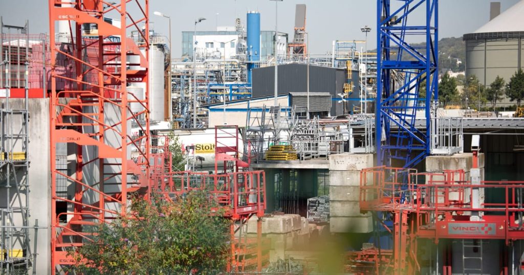 Les tangages de France prévoient d'arrêter le déclin de l'industrie chimique de l'UE