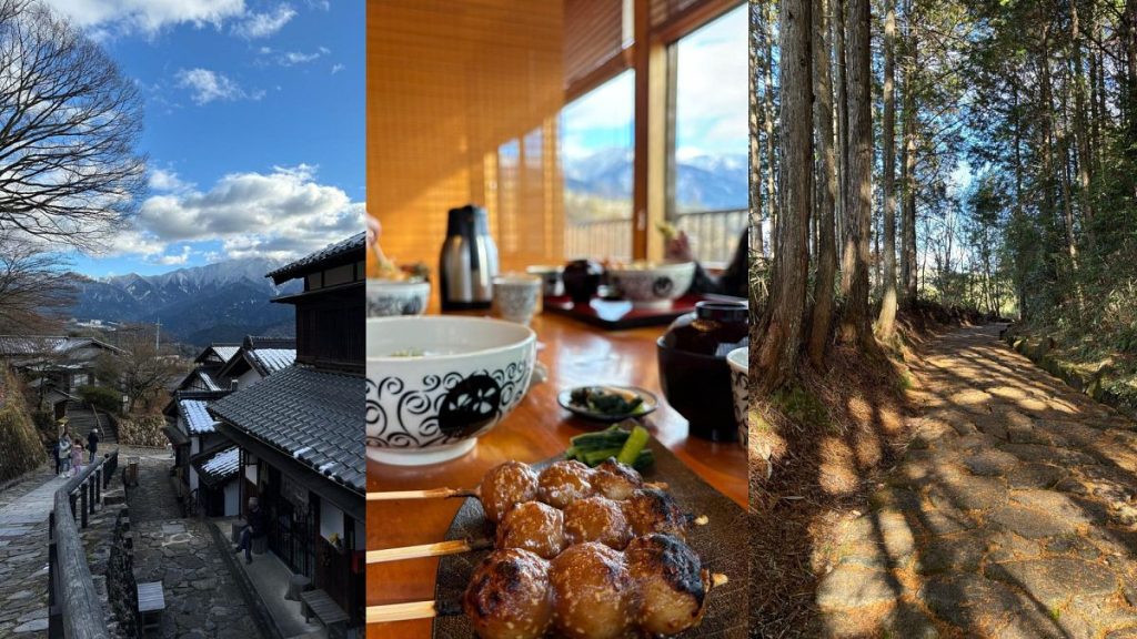 The Nakasendo road was established in the 1600s to facilitate trade and travel between Kyoto and the shogun capital Edo