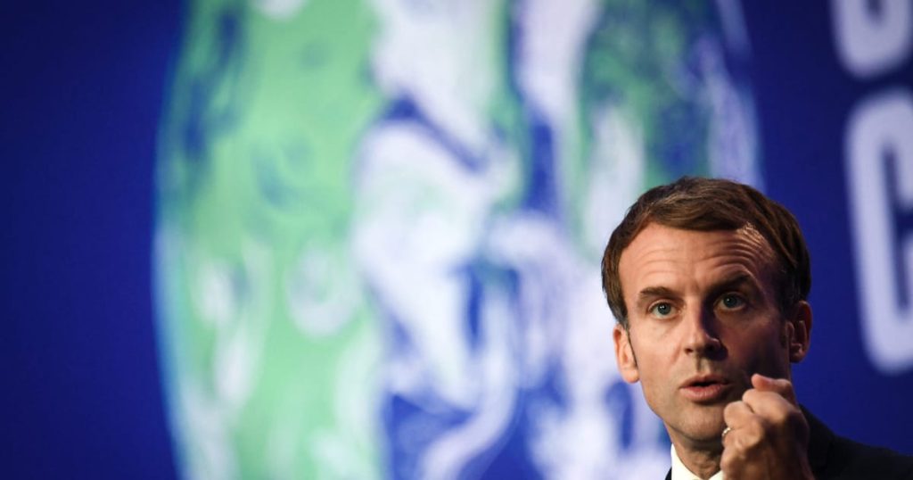 Les règles de l'UE Green de Macron déclenchent une révolte interne