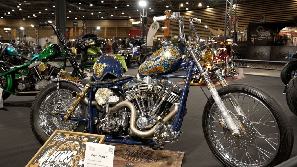Gargouille - an award winning motorbikes at Lyon Kustom Factory