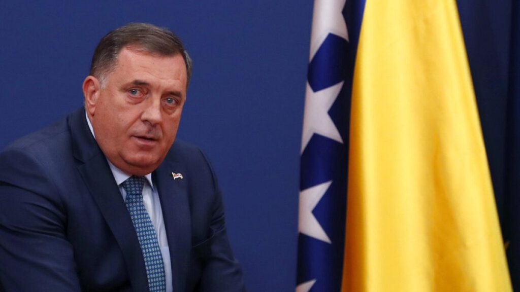 Bosnian Serb member of the tripartite Presidency of Bosnia Milorad Dodik