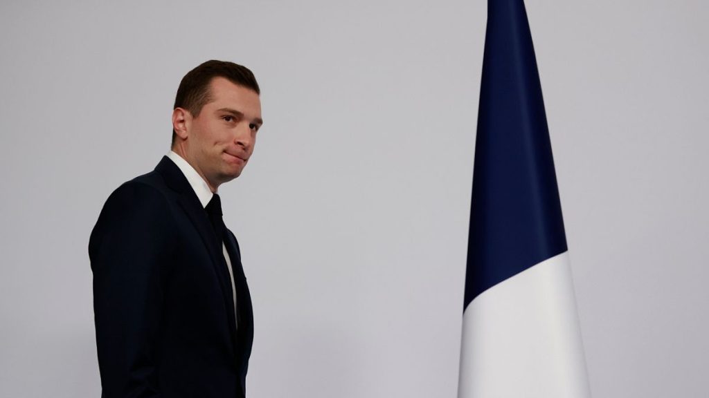 National Rally President Jordan Bardella.