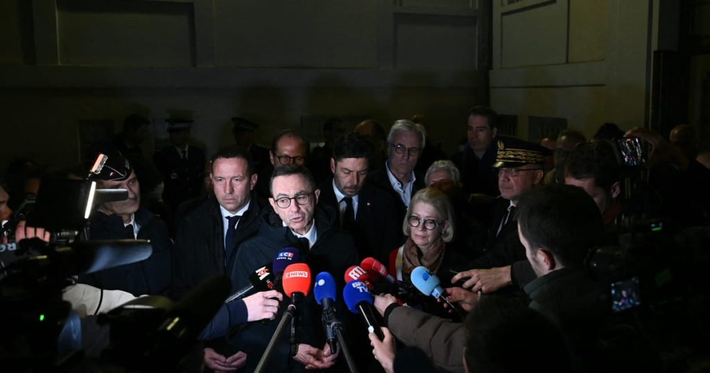 Attaque de couteau mortelle Reignite Débat d'immigration politiquement chargé de la France