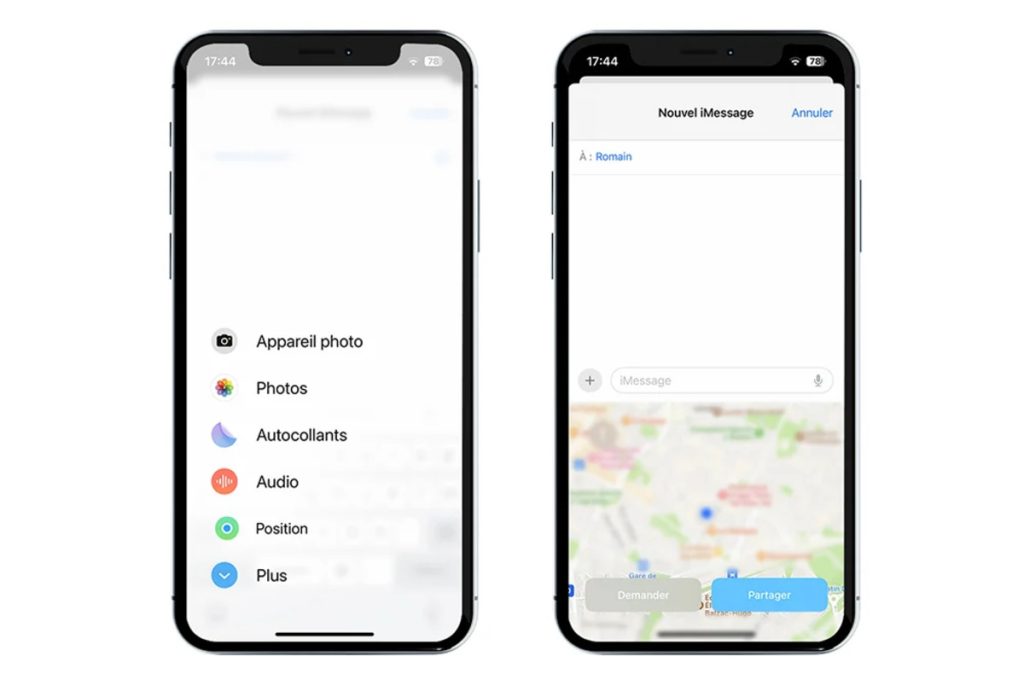 Comment envoyer votre position par SMS Apple