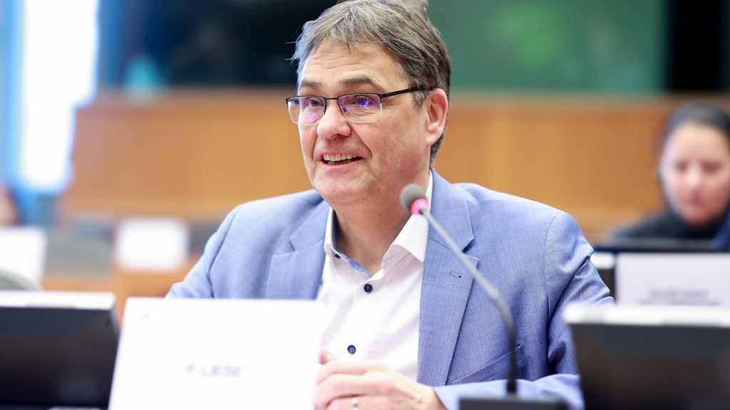 German MEP Peter Liese at a  European Parliament environment committee meeting, 20 February 2025
