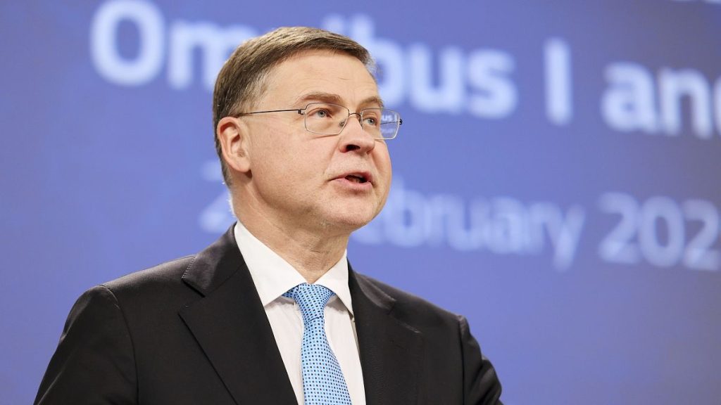 European Commission vice-president Valdis Dombrovskis