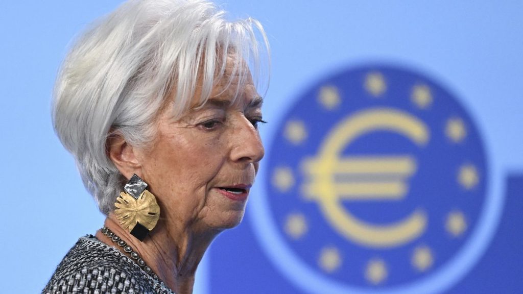 File picture of ECB President Christine Lagarde who is calling for the speedy implementation of a digital euro