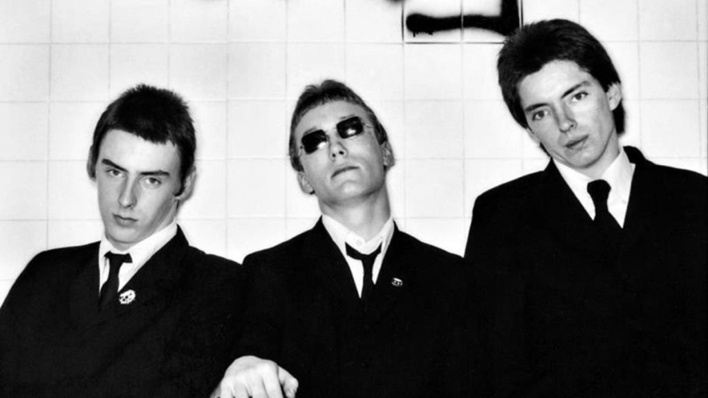 Paul Weller, Rick Buckler and Bruce Foxton on the Jam