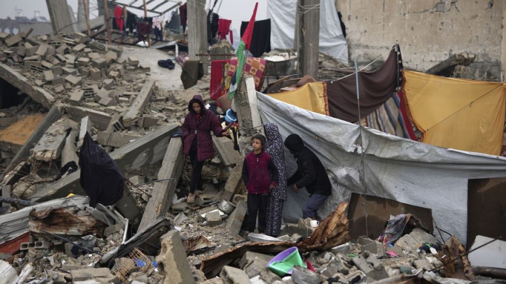 Destruction from Israeli air attacks in Gaza, February 2025