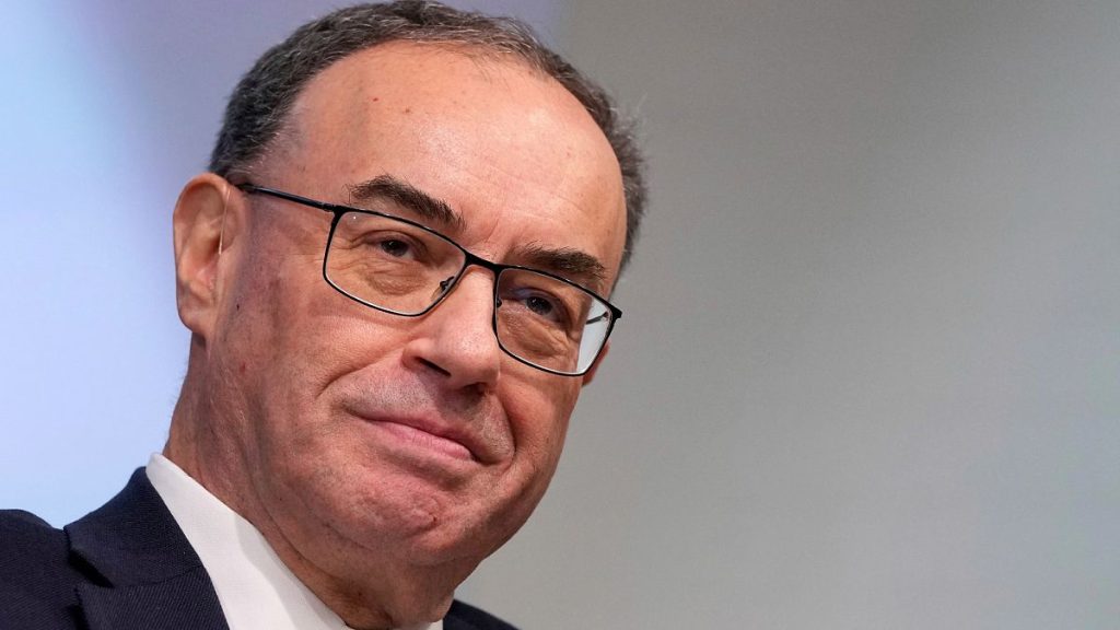 Andrew Bailey, Governor of the Bank of England , listens during the Monetary Policy Report press conference in London. 6 Feb 2025.