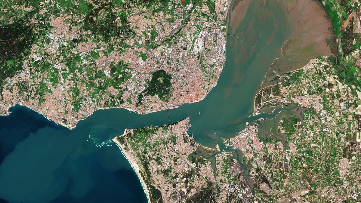 FILE: Lisbon, aerial footage