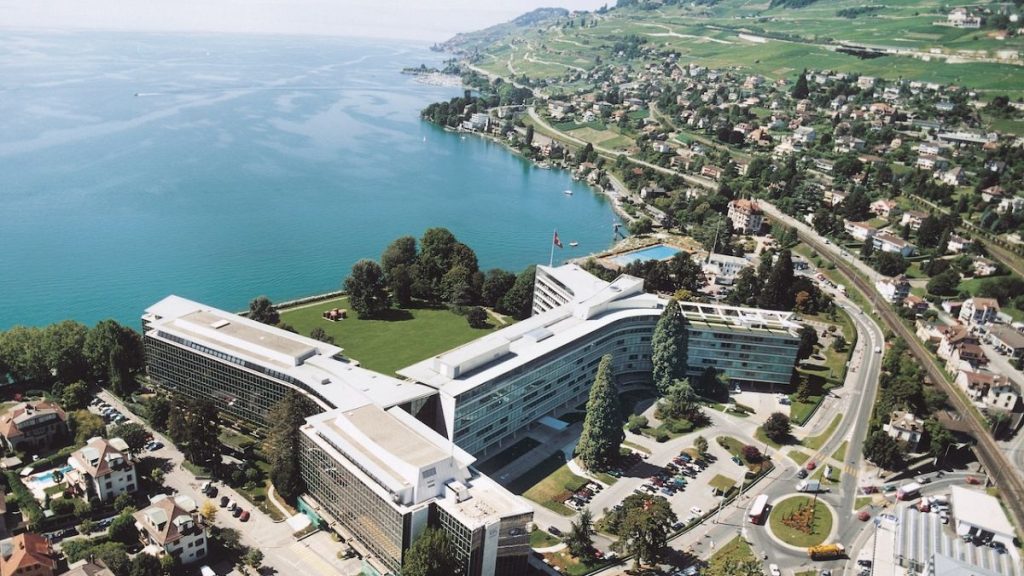 Nestle Headquarters at Vevey in Switzerland