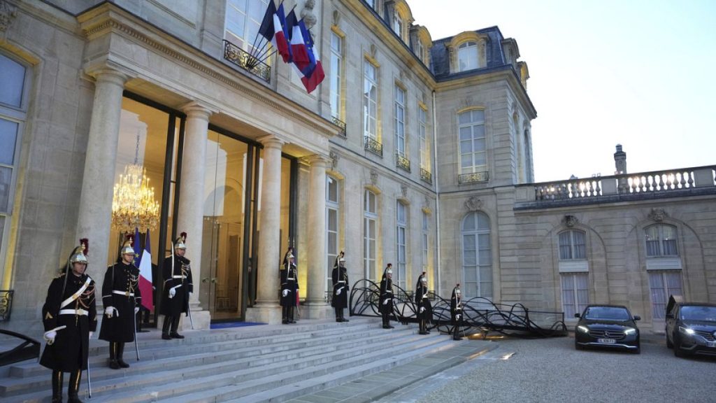 The Élysée Palace, Monday 17 February 2025