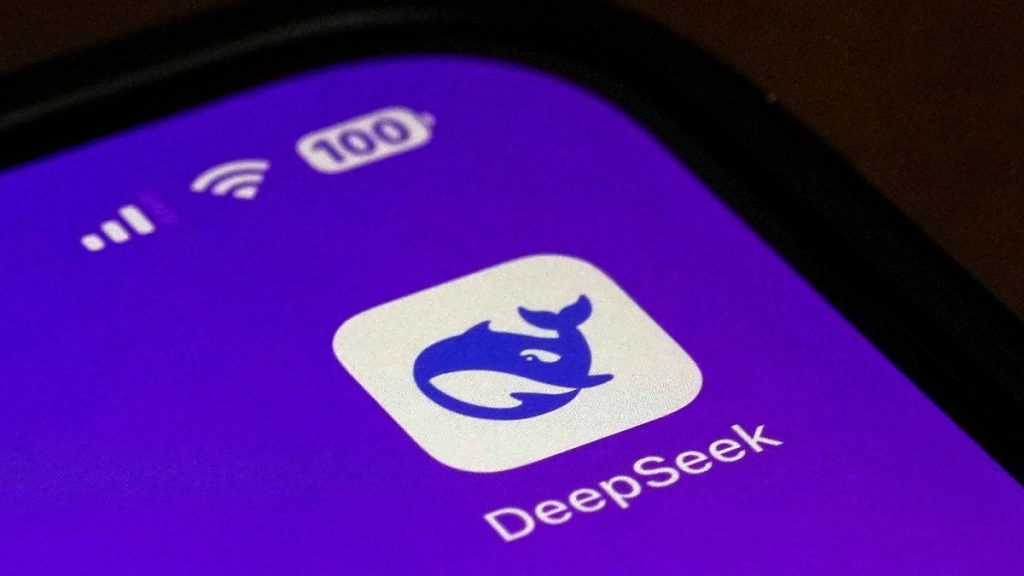 The Icon for the smartphone apps DeepSeek is seen on a smartphone screen in Beijing, Tuesday, Jan. 28, 2025