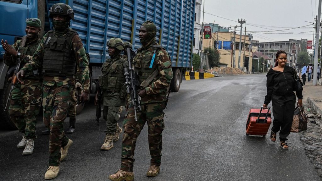 M23 rebels patrol Goma, Democratic Republic of Congo, 25 January 2025