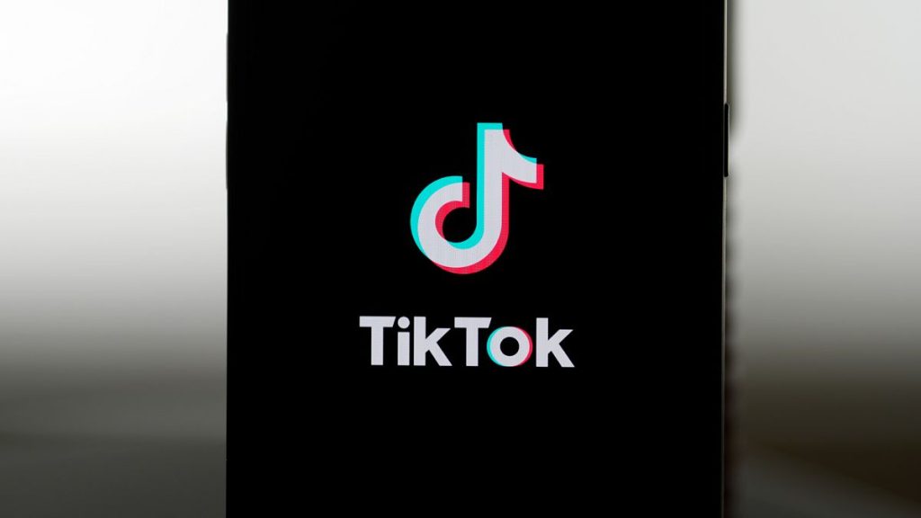 A TikTok logo is shown on a phone in San Francisco, Friday, Jan. 17, 2025.