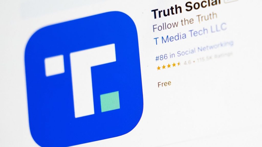 The logo for the Truth Social app