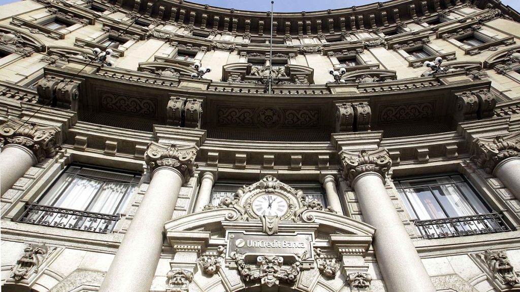 File photo of the Unicredit bank headquarters, in Milan, Italy, Thursday, Jan. 5, 2012.