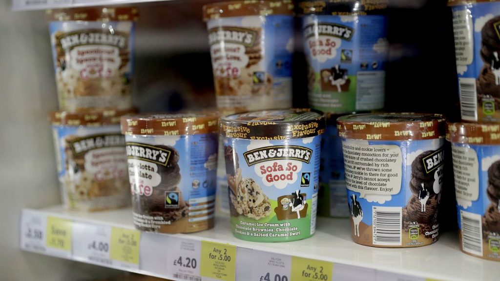 File photo of containers of