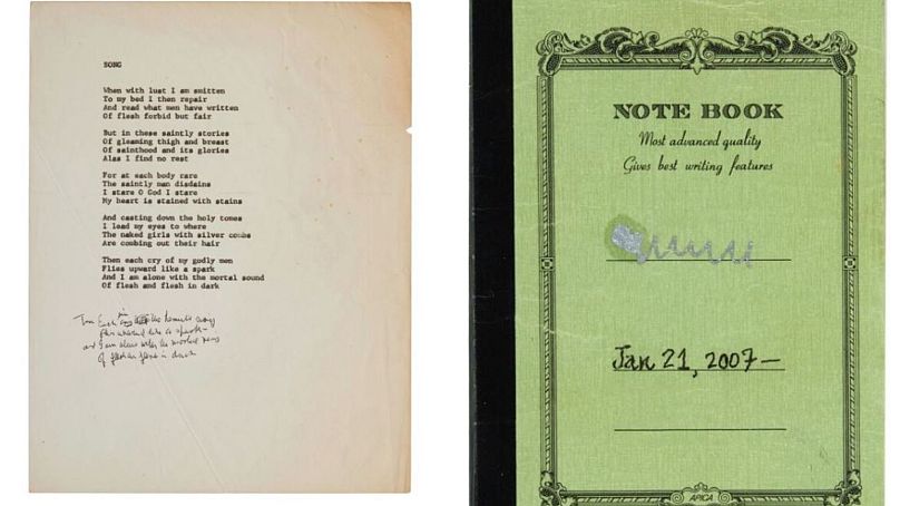 Paroles typique et cahier de Cohen