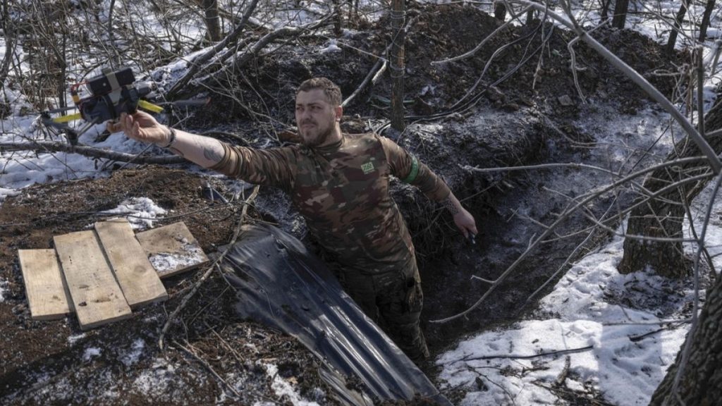 In this photo provided by Ukraine