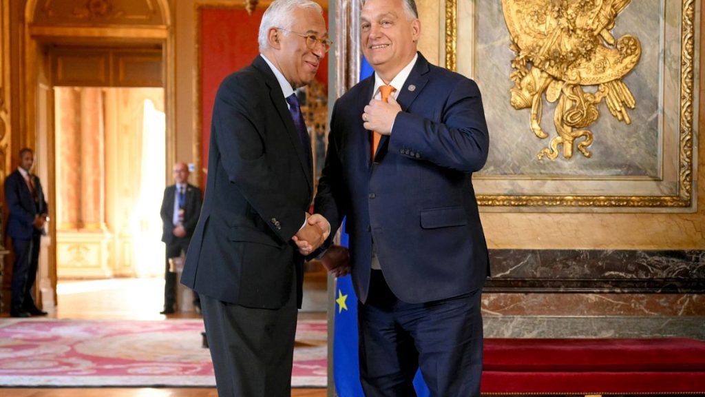 President of the European Council Antonio Costa and Hungarian Prime Minister Viktor Orban