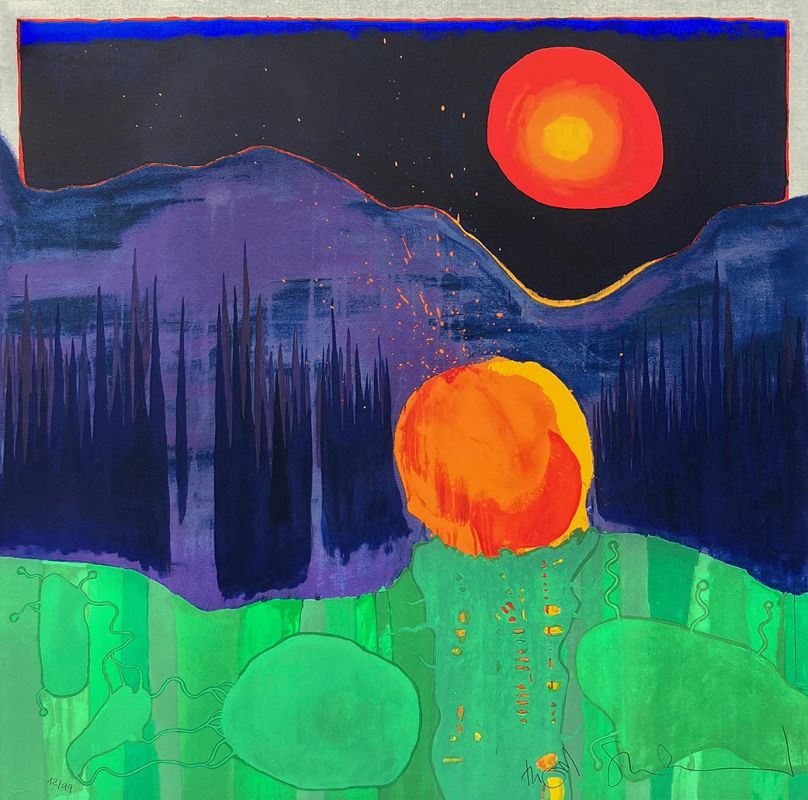 Thom Yorke & Stanley Donwood, «Two Luons», 2024.