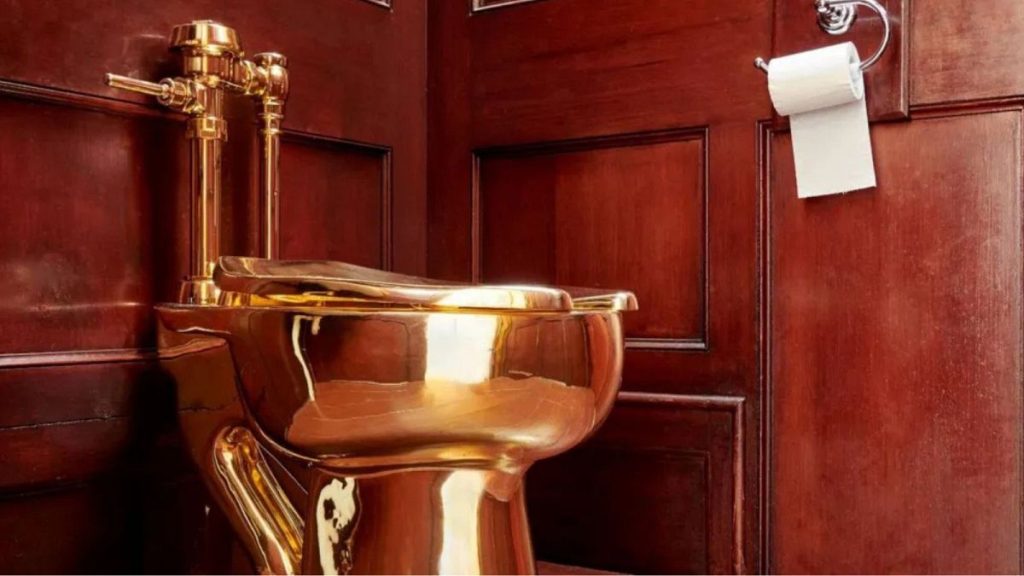 Jury convicts thieves who stole golden toilet artwork from English palace