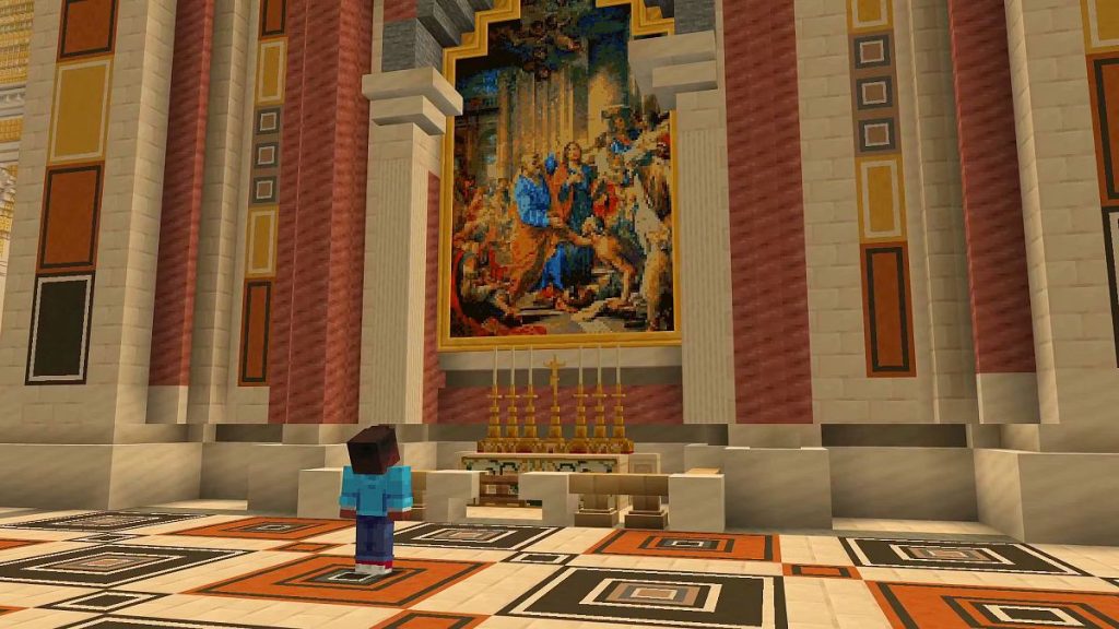Vatican unveils Minecraft game for kids to explore St. Peter’s Basilica