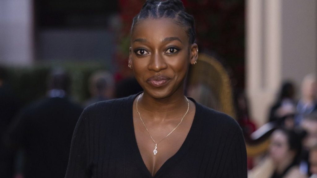 Little Simz arrives at Vogue World event in London, Sep 14 2023