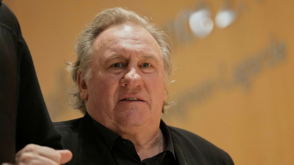 French actor Gérard Depardieu leaves for a break during his trial in Paris for alleged sexual assault, 26 March, 2025