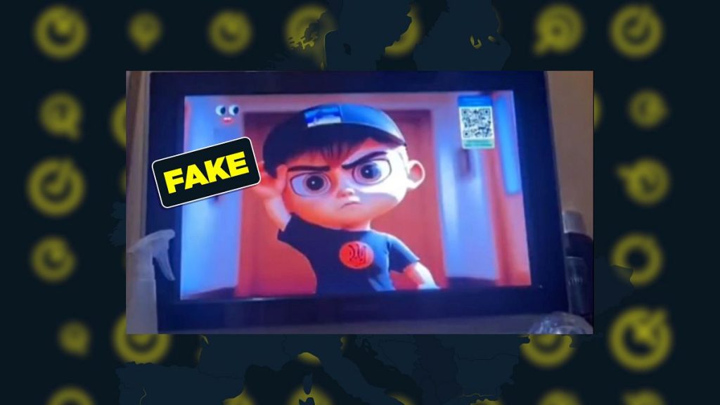 The video appears to have originated on Russian Telegram channels