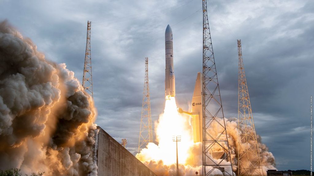 The historic Ariane 6 liftoff occurred on Tuesday, July 9 at 1600 GFT from the Guiana Space Centre, also known as Europe