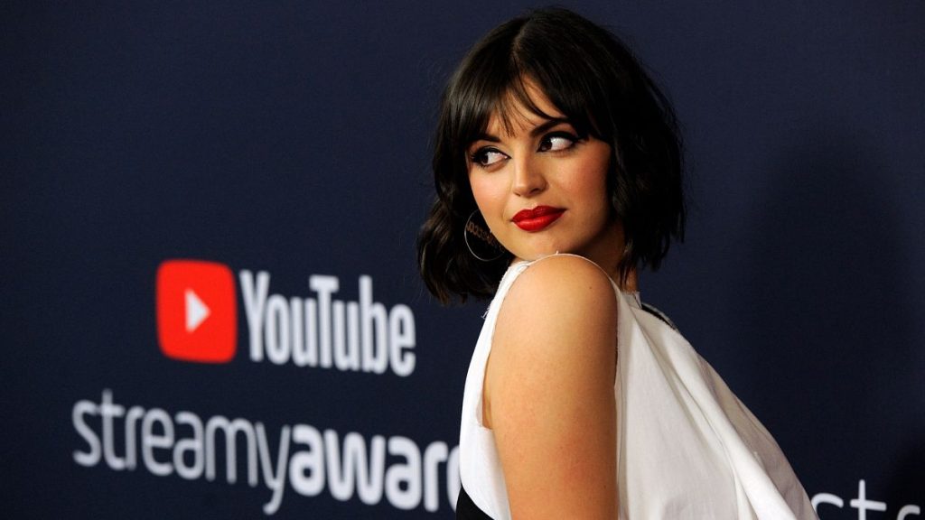 Rebecca Black poses at the 2019 Streamy Awards at the Beverly Hilton, Friday, Dec. 13, 2019, in Beverly Hills, Calif