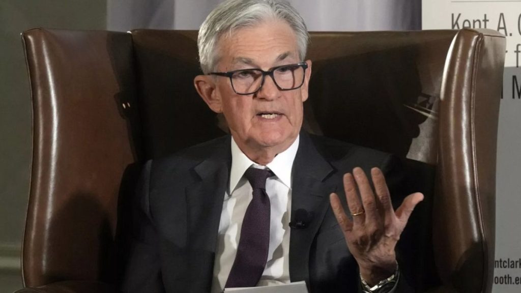 Federal Reserve Chair Jerome Powell speaks during the annual U.S. Monetary Policy Forum, in New York, Friday, March 7, 2025.